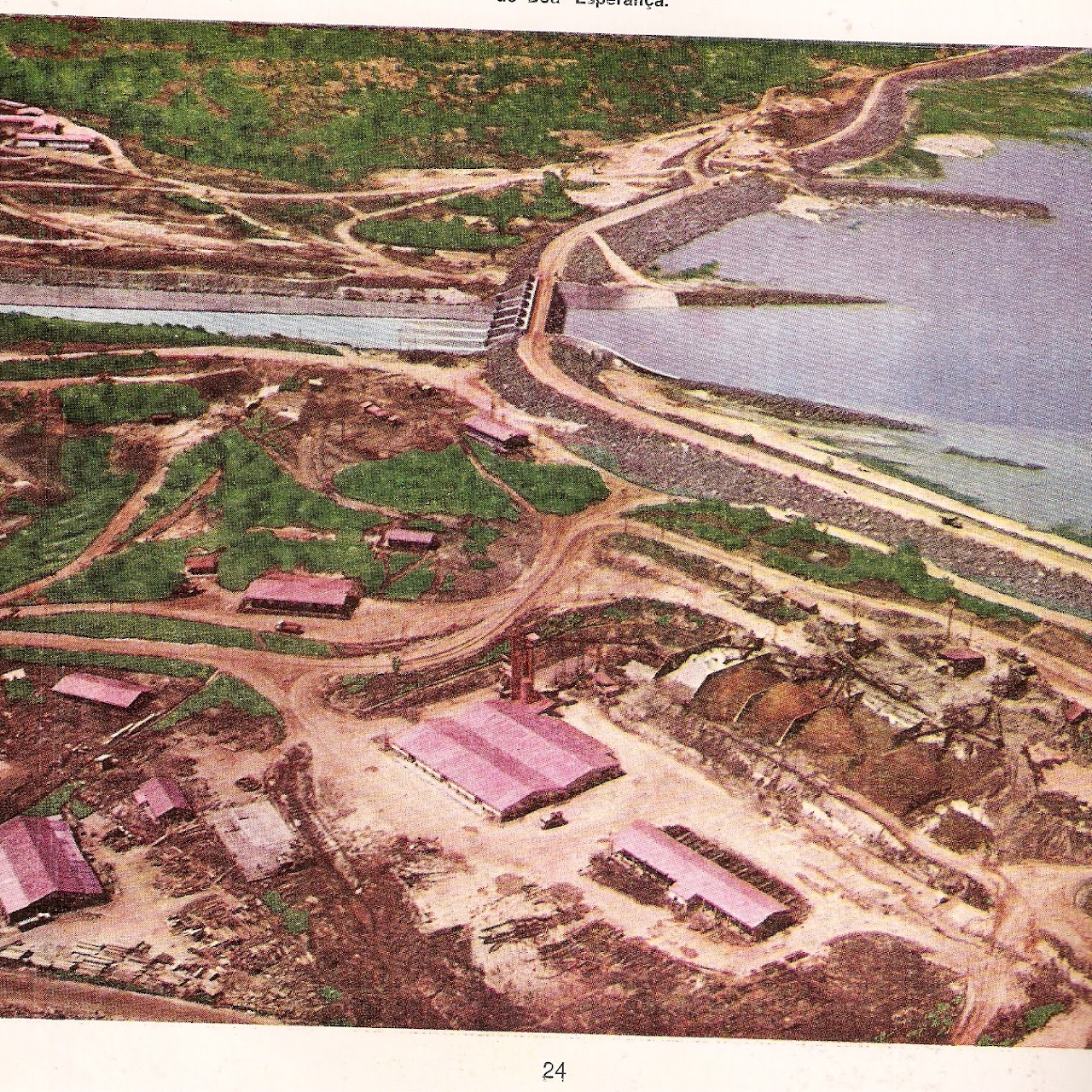 Construção da Usina Hidréletrica de Boa Esperança