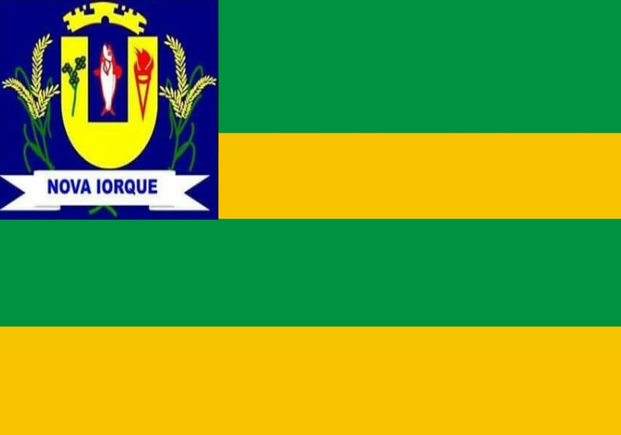 Bandeira oficial do município de Nova Iorque - MA